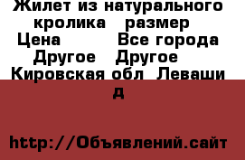 Жилет из натурального кролика,44размер › Цена ­ 500 - Все города Другое » Другое   . Кировская обл.,Леваши д.